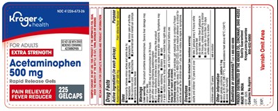 673t Kroger Gelcaps 225ct Label (673t Kroger Gelcaps 225ct Label)